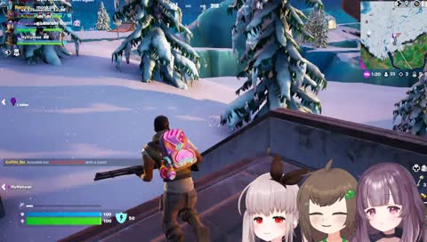 300% IMOUTO 100% FORTNITE GAMING TIME!!! SLICE OF WIFE COLLAB WITH @lilyhops & @alicesawyer !!!!! 🎀 vtuber!