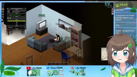 my cozy farm💚 i had food poisoning and it hurts to breathe or move 💚 so i am just relaxing 💚 hi 💚 day 1