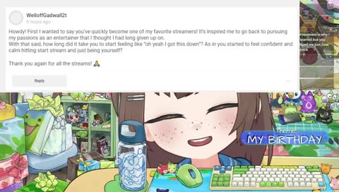 my BIG BIRTHDAY stream 💚 party games 💚 new model 💚 old friends 💚 Q&A 💚 frog-themed games