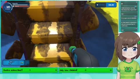 low quality chat button