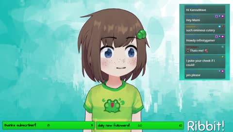 Lily Vibing to her home-made game music.