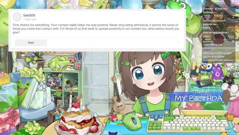 my BIG BIRTHDAY stream 💚 party games 💚 new model 💚 old friends 💚 Q&A 💚 frog-themed games