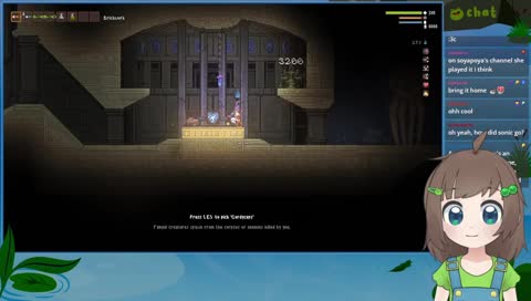 doing the daily noita run (i got to level 3 on sonic!)