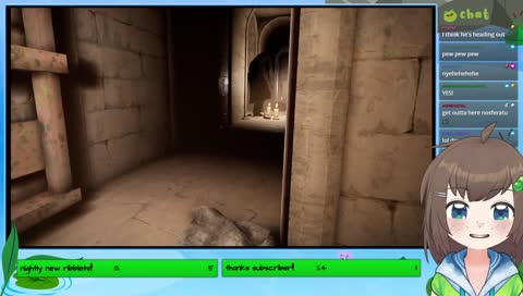 when you try to jumpscare the monster and fail Sadge