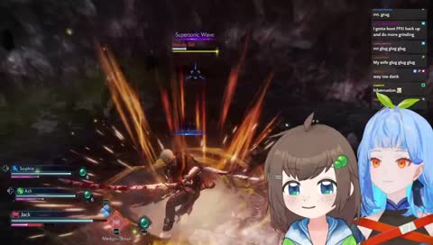 Strangers together in PARADISE with @soyapoya 💚 TECHNICALLY A FINAL FANTASY GAME 💚 WOW IS THAT SEPHIROTH? 💚 NO IT WASN'T OOPS