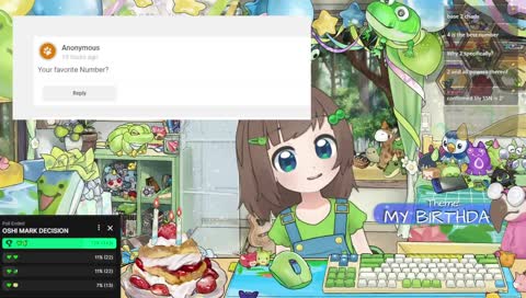 my BIG BIRTHDAY stream 💚 party games 💚 new model 💚 old friends 💚 Q&A 💚 frog-themed games