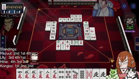 Mahjong Hangout ft. @lilyhops, @kongouvt, @hinabobina