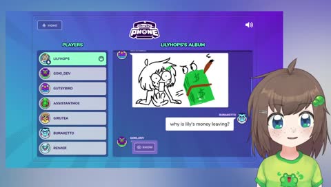 gartic phone with friends