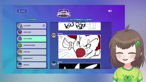 gartic phone with friends