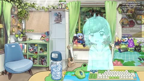 Lily says hi to me :)