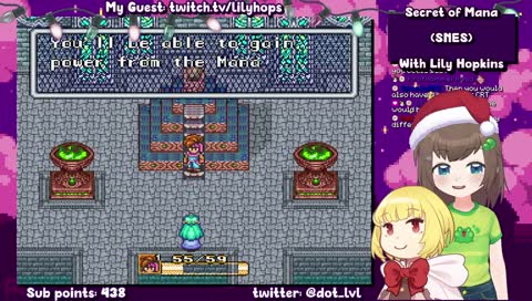 Secret of Mana with @lilyhops!