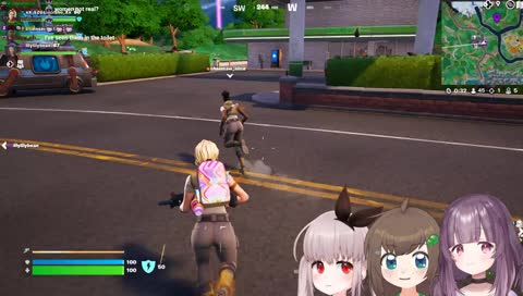 300% IMOUTO 100% FORTNITE GAMING TIME!!! SLICE OF WIFE COLLAB WITH @lilyhops & @alicesawyer !!!!! 🎀 vtuber!