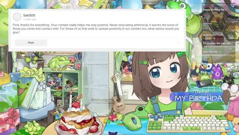 my BIG BIRTHDAY stream 💚 party games 💚 new model 💚 old friends 💚 Q&A 💚 frog-themed games