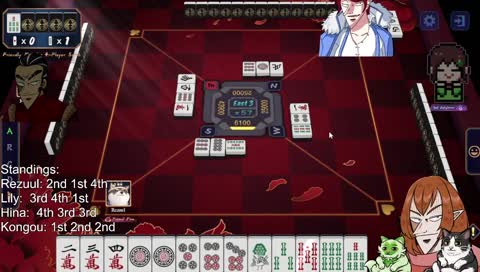 Mahjong Hangout ft. @lilyhops, @kongouvt, @hinabobina