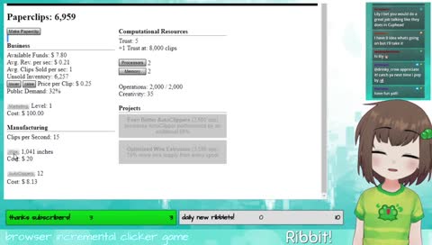making infinite paperclips [vtuber] [EN]