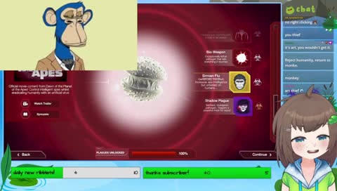 Plague Inc NFT goes hard, feel free to screenshot
