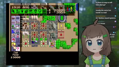 (SimCity SNES) i grew up on these streets 🐷🦝💚 | takin it super easy today SORRY!!! | call your mom