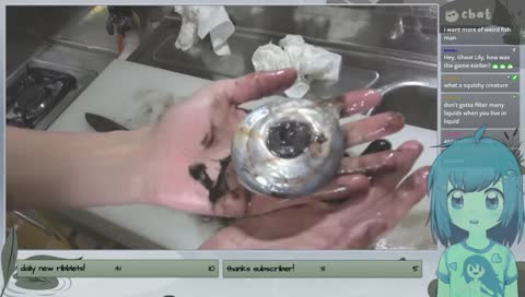 watching vids eating lunch