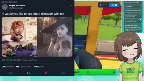 Hi would you like to talk about dinosaurs with me