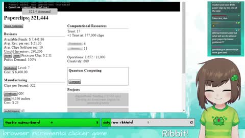 making infinite paperclips [vtuber] [EN]
