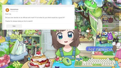 my BIG BIRTHDAY stream 💚 party games 💚 new model 💚 old friends 💚 Q&A 💚 frog-themed games