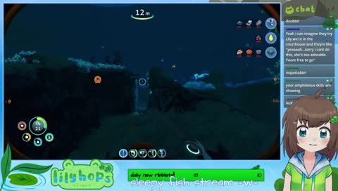 diving in the deep blue sea !model