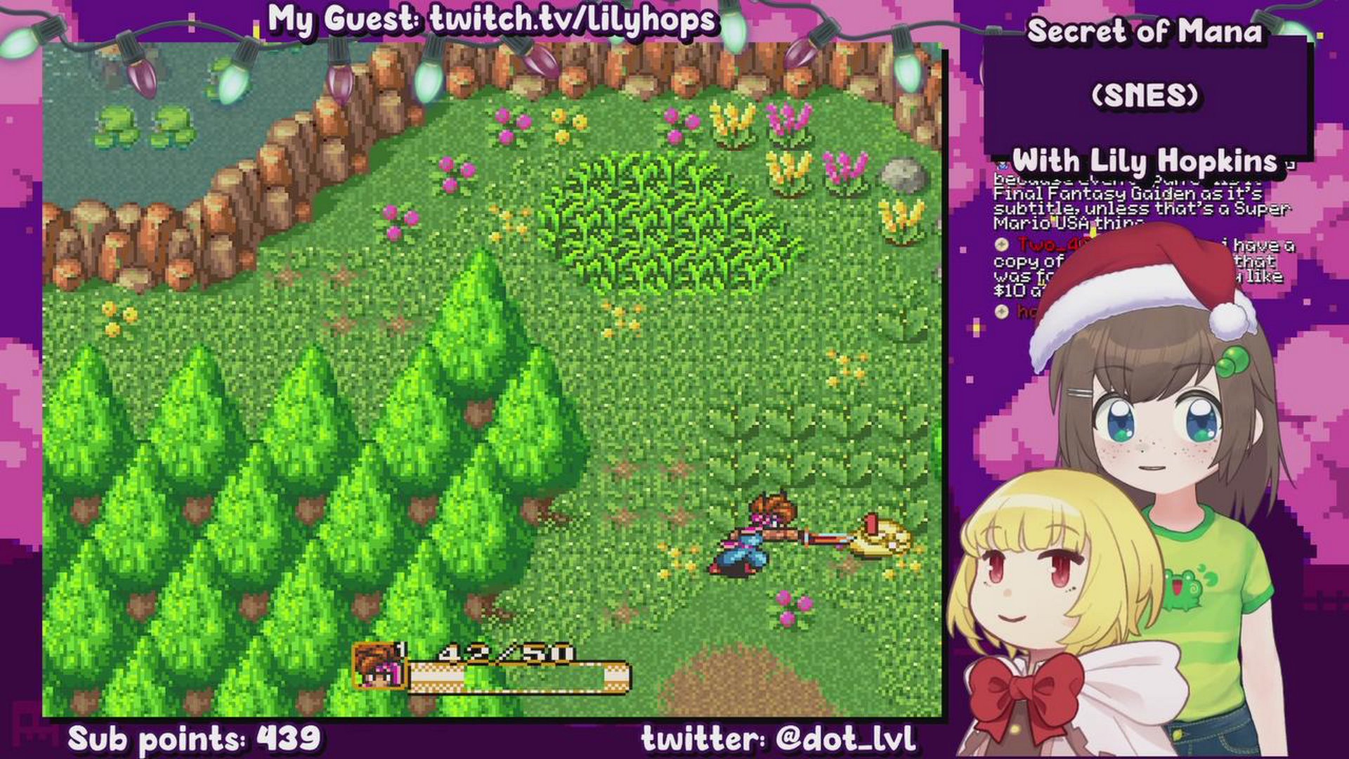 Secret of Mana with @lilyhops!