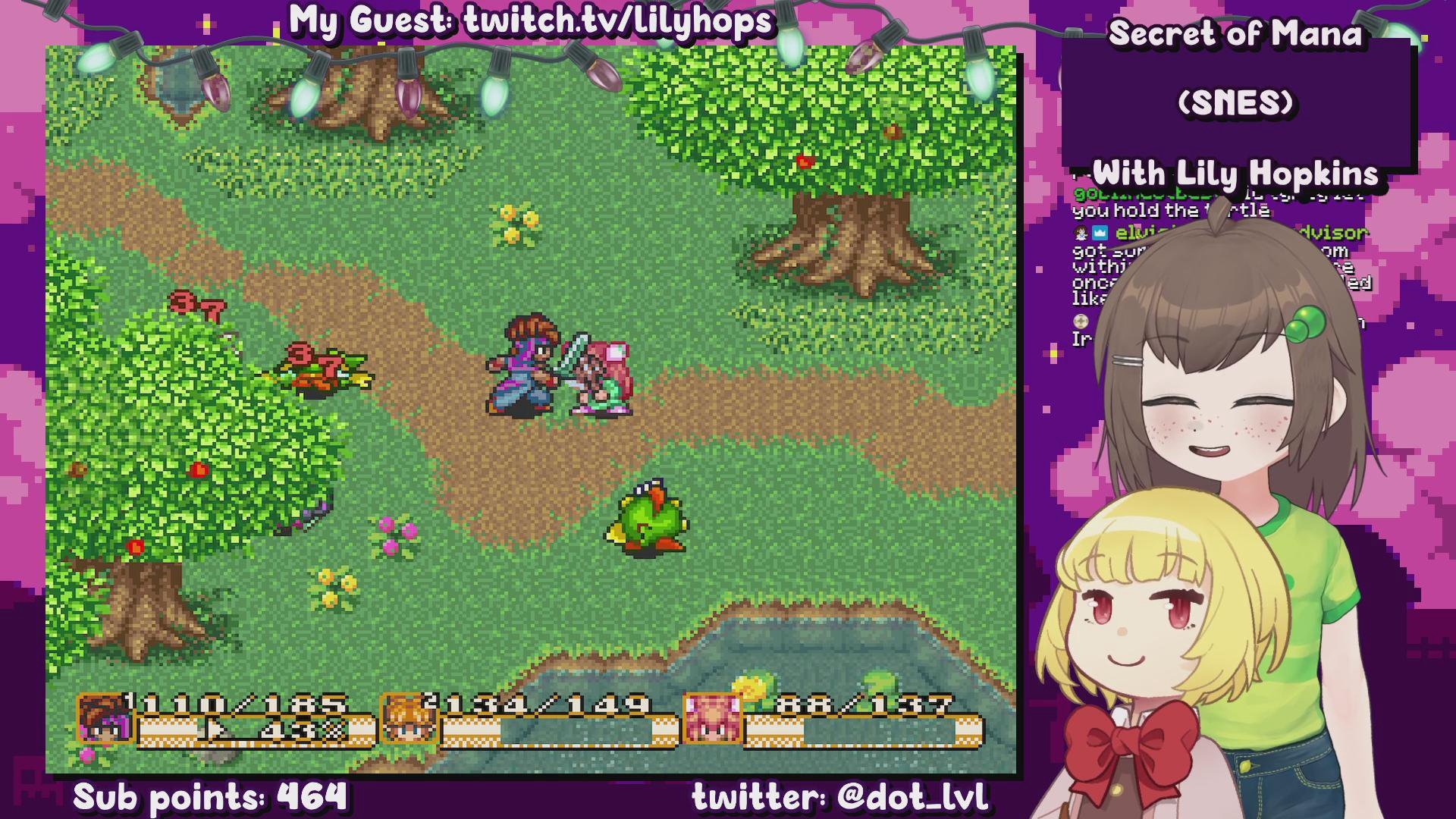 Secret of Mana with @lilyhops!