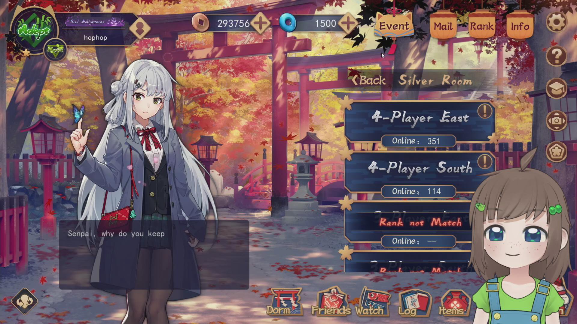 mahjong friendlies + ranked + study