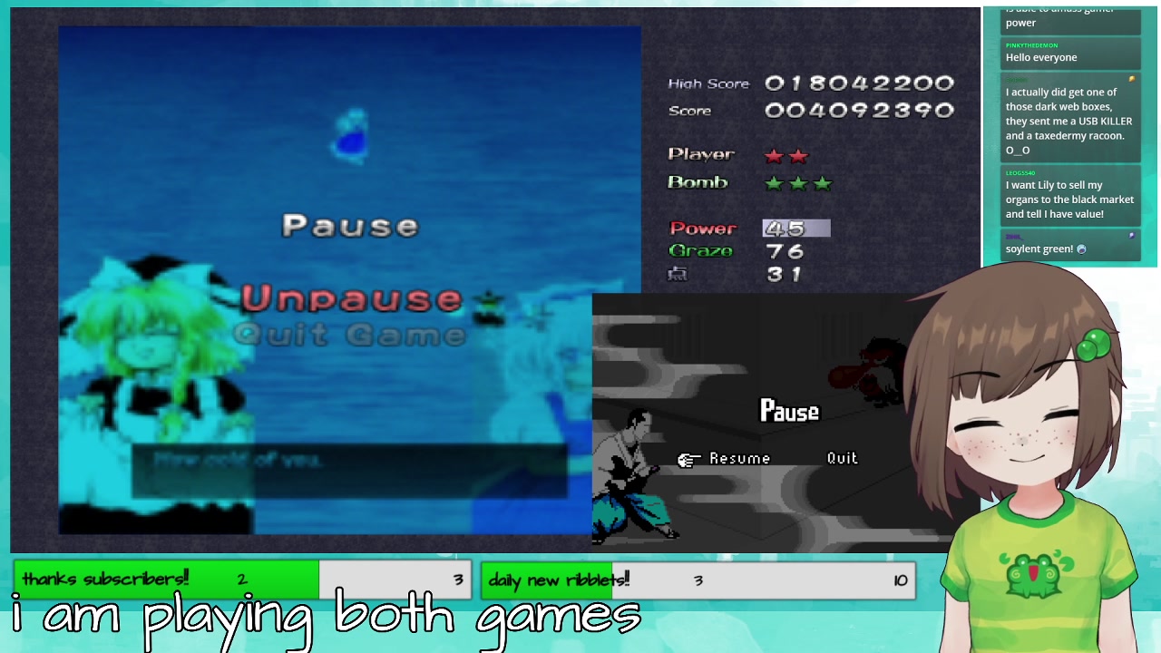 doubles pratice (TH6 + rhythm tengoku) [vtuber]